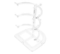 VALICLUD Soporte Transparente para Gafas de Organizador de Plástico Desmontable para Exhibición y Almacenamiento de Gafas de Sol y Graduadas Riser Compacto para Escritorio y Tocador