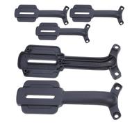 VALICLUD Soportes para Aspas de Ventilador de Techo 5 Piezas Kit de Montaje Aleación de Aluminio Color Gris Arenoso Brazos de Repuesto Resistentes para Instalación y Reemplazo Interiores