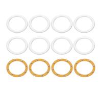 VALICLUD Surtido de 4 Juegos de Arandelas Metálicas para Máquina de Clavos Espaciadores y Juntas para Taladro de Uñas, Accesorio Compatible para Pulidora de Uñas Profesional en Salones