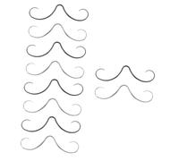 VALICLUD Tabique Nasal del Bigote Tachuelas De Nariz Joyería De Perforación De La Nariz Kit Bisuteria Septum Piercing Anillo del Tabique del Bigote Joyería del Tabique 2 Piezas X 4