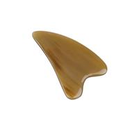 VALICLUD Tabla de Masaje de Cuerno de Placa de Raspado Portátil para Cuello Hombros y Espalda Herramienta de Gua Sha Facial y Alivio Muscular