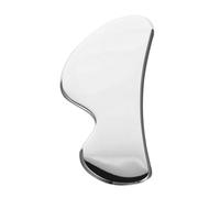 VALICLUD Tabla de Raspado Facial para Masajeador de Cara Guasha Masaje Facial Herramienta de Masaje Gua Sha Tablero Gua Sha de Acero Inoxidable