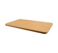 VALICLUD Tablero de Mesa Auxiliar Rectangular de Madera Maciza, 50 X 30 Cm, Tapa Repuesto para Mesa de Cocina y Oficina, Color Beige Claro Bordes Redondeados, Adecuado para Espacios