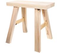 VALICLUD Taburete Pequeño de Madera Maciza 24X15X22 CM, Multiusos Hogar, Soporte Estable para Plantas Interiores y Asiento Portátil para Cocina, Picnic y Cambio de Calzado