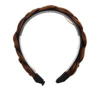 VALICLUD Tambilla De Peluca Ancha Y Trenzada Diadema Trenzada Antidlip De Peluca Trenzada Cabello Sintético Cabello Trenzado Cabello Trenzado Para Fiesta Para Fiesta