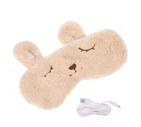 VALICLUD Tapa De Los Ojos Déjame Dormir Calefacción Ojo De Vapor Para Sueño De Algodón Calor Almohadilla Máscara De Ojos Cubierta De Ojo Usb Tapa De Ojos Páginas Beige