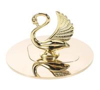 VALICLUD Tapa Metálica para Velas Aromáticas Diseño 3D y Anillo de Memoria Cubierta Anti-Enganche para Velas en Frasco Color Dorado Herramienta Segura y Decoración Funcional