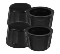 VALICLUD Tapas Antipolvo de Caucho para Buje de Rueda Atv 110-250 Cc Juego de 4 Tapacubos Negros para Llantas de Cuatrimoto Protección Resistente a Condiciones Climáticas y Suciedad