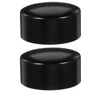 VALICLUD Tapas Decorativas de Acero Inoxidable para Pasamanos de Madera y Pvc, Cubiertas Protectoras Redondas, Fácil Instalación, Paquete de 2 Piezas para Proyectos DIY y Entornos