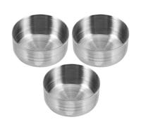 VALICLUD Tapas para Coctelera de Acero Inoxidable, 3 Piezas, Recambio para Vaso Mezclador de 550 Ml, Accesorio para Bar y Cocina, Compatibles Vasos Metálicos para Batidos y Cocteleras