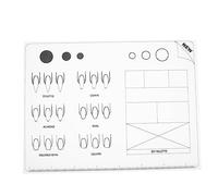 VALICLUD Tapete Acrílico Para Uñas Silicona Herramienta Entrenamiento Técnica De Manicura Para Formación Profesional