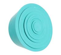 VALICLUD Tapón de Goma Liso Color Aleatorio 9 Piezas Adaptador de Filtro Cónico de Goma Verde 9 Diámetros, Diseño de Collar Cónico, para Filtración de Laboratorio y