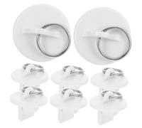 VALICLUD Tapones Elásticos para Persianas Enrollables Blancos, Kit De 8 Piezas, Accesorios De Plástico Duradero, Sistema para Proteger Cordones, Uso Persianas De Terraza