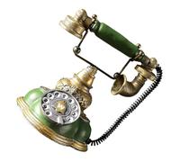 VALICLUD Teléfono Retro de Resina Diseño Multifuncional y Estilo Vintage para Decoración del Hogar, Fácil de Almacenar Adornos o Accesorios Decorativos