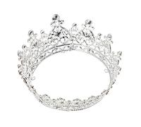 VALICLUD Tiara Barroca Retro para Mujeres Diadema Elegante de Boda y Fiesta Accesorio de Cabello de para Bodas Graduaciones y Cumpleaños