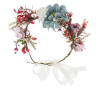 VALICLUD Tiara De Flores Artificiales Para Novia Accesorios De Cabello De Boda Diadema De Flores De Playa Para Mujer Para Ceremonia De Boda