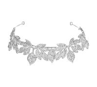 VALICLUD Tiara de Novia de Zirconia con Diseño de Diadema Elegante para Bodas Fiestas Especiales Accesorio de Cabello para Novias y Princesas