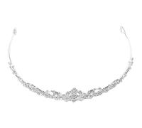 VALICLUD Tiaras de Novia para Boda Adorno de Gemas de Imitación Accesorio el Cabello de Novia en Bodas y Fiestas de Princesa