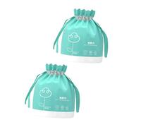 VALICLUD Toallas Faciales Desechables de Viscosa Ligera, 2 Rollos 40 Unidades Cada Uno, Toallitas Limpiadoras Multifunción para Maquillaje y Cuidado Facial