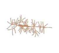 VALICLUD Tocado Cadena de Garras de Gemas de Imitación Pasador Lateral para Novia Accesorio Brillante para Boda para Dama de Honor y Graduación