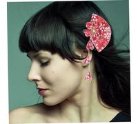 VALICLUD Tocado de Tassel borla accesorios para el cabello chicas fuente pinzas para el cabello medianas pinzas para el cabello pequeñas Sabana de algodon Púrpura Color Aleatorio