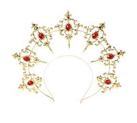 VALICLUD Tocado Oscuro de Lolita Aro Divino Artesanal Adorno Metálico para Eventos de Cosplay Accesorio de Fiesta para Dama Tocado de Fiesta Elegante