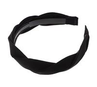 VALICLUD torcer la diadema venda bandas para el cabello accesorios para el cabello para mujeres chicas diademas de moda diademas anchas para mujer elegantes diademas para mujer tela Black