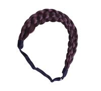 VALICLUD Trenzas Clásicas Peluca De Alambre Alta Temperatura Cabello De Moda Postizos Tocado Para Mujer