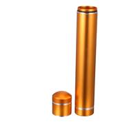 VALICLUD Tubo para Cigarros de Aleación de Aluminio Estuche Portátil Hermético para Cigarro Protección contra Humedad para Viajes Senderismo y Uso al Aire