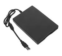 VALICLUD Unidad de Disquete Externa USB Rápida 3,5 Pulgadas Compatible Multi-Sistema Operativo para Ordenador Portátil y Sobremesa, Plug-and-Play para Archivos y Datos, Negro