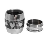 VALICLUD Urna Creativa para Mascotas Ataúd Funerario De Acero Inoxidable Urna Cineraria para Perros para Almacenar Cenizas De Mascotas Casa o Funeral