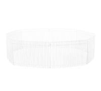 VALICLUD Valla para Mascotas Pequeñas de Nylon Color Claro, 8 Paneles de 23x35 Cm, Parque Modular para Hámsteres y Conejillos de Indias, Área de Juegos para Interiores y Jardín