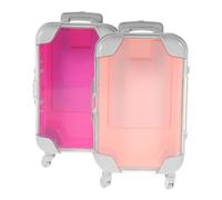 VALICLUD Vanity Case Organizador para Maquillaje de Abs, 2 Piezas, Portátil y Práctico para Viaje, Protege y Ordena Brochas y Cosméticos