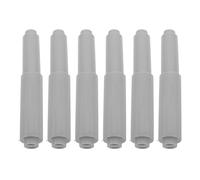 VALICLUD Varillas de Resorte Telescópicas para Portarrollos de Papel Higiénico 6 Piezas Eje Ajustable de Plástico Gris para Dispensador de Baño Repuesto Compacto para Rollos de Papel