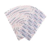 VALICLUD Vendajes Adhesivos Impermeables Transpirables Pe Azules para Heridas, 100 Unidades, Flexibles y Detectables por Escáner Metálico, Cuidados de Emergencia para Dedos, Hoteles