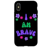 Valiente Soy Valiente Presente para EL Valiente Carcasa para iPhone X/XS