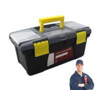 Valigia - Cassa Resistente, Contenitore Portatile | Organizer A Doppio Strato Di Grande Capacità, Scatola Resistente Con Configurazione Di Postazione Di