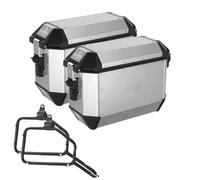 Givi Maletas laterales Trekker Alaska 36 L Monokey Aluminio Plata (par)