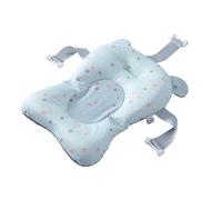 Valink Almohadilla de baño para bebé, cojín de baño para recién nacido, almohadilla de apoyo para asiento de baño plegable, cómodo cojín corporal para baby showers, color verde
