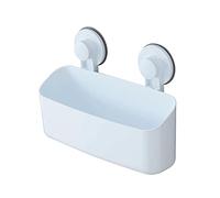 VALINK Soporte para cepillo de dientes montado en la pared, organizador de pasta de dientes de baño, soporte de plástico con ventosa sin perforaciones