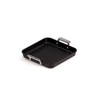 Valira Aire - Grill Premium de 23x23 cm hecho en España, aluminio fundido con antiadherente reforzado, apto para inducción