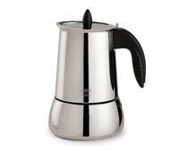 Valira Cafeteras - Cafetera Isabella de 10 tazas hecha con acero inoxidable, apta para inducción