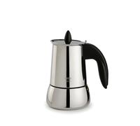 Valira Cafeteras - Cafetera Isabella de 4 tazas hecha en acero inoxidable, apta para inducción