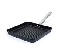 Valira Chef - Grill premium de 28x28 cm hecho en España, aluminio fundido con antiadherente reforzado, apto para inducción