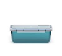 Valira Porta alimentos - Contenedor hermético de 0,75 L hecho en España, color verde transparente