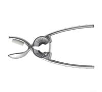 Valixirant 2 en 1 - Rompidor de nueces y abridor de castañas, aleación de aluminio resistente con mango ergonómico para el hogar, cocina y viajes, plateado (plata)