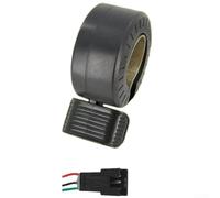 Valixirant Acelerador de bicicleta para motores Bafang BBS01/BBS02 Mid-Drive - Controlador de pulgar tipo SM de 3 pines de 2.8 mm y compatible con manillar de 22.2 mm, negro (SM 3 pines)