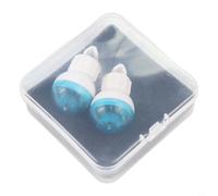 Valixirant Alarma automática de mordida de pesca - Alarma LED de sonido y luz con filtro inteligente de señal falsa, pantalla hexagonal, 24 × 24 × 43 mm, paquete de 2