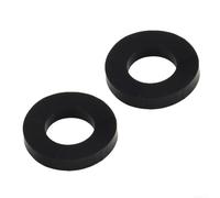 Valixirant Anillo de junta de repuesto de silicona para reparación de boquillas dispensadoras espumosas SodaStream, paquete de 10, negro, 0.12 pulgadas de grosor, diámetro exterior de 0.75 pulgadas