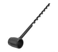 Valixirant Broca de taladro de madera de cuatro hojas, broca en espiral manual de 260 mm para supervivencia de camping, acero al carbono, autorroscante, troncos, troncos, 40 mm (10-230 mm)